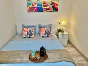 Posteľ alebo postele v izbe v ubytovaní Amazing Badalona Apartment With Terrace