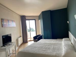 Katil atau katil-katil dalam bilik di Hotel Bruc