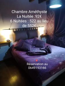 Postel nebo postele na pokoji v ubytování A l'Orée du Parc