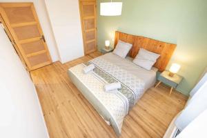 Posteľ alebo postele v izbe v ubytovaní Appartement Modane Wifi stationnement gratuit