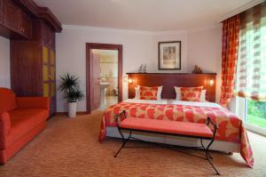 Ένα ή περισσότερα κρεβάτια σε δωμάτιο στο Hotel Blinkfüer