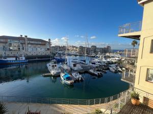 a group of boats are docked in a marina at Port St Francis - QuarterDeck in St Francis Bay