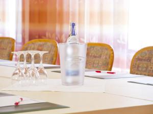 Nápoje v ubytování TOP Hotel Amberger