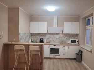 Kuchyňa alebo kuchynka v ubytovaní Apartament na Wąskiej