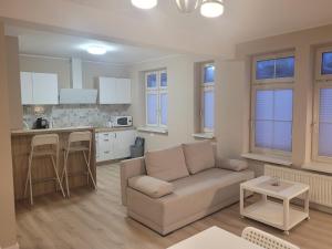 Kuchyňa alebo kuchynka v ubytovaní Apartament na Wąskiej