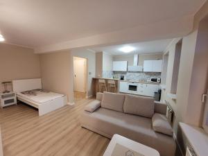 Kuchyňa alebo kuchynka v ubytovaní Apartament na Wąskiej