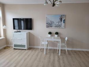 Kuchyňa alebo kuchynka v ubytovaní Apartament na Wąskiej