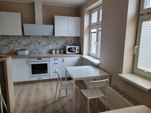 Kuchyňa alebo kuchynka v ubytovaní Apartament na Wąskiej