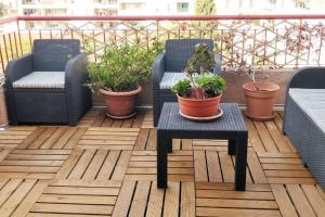 Balkón nebo terasa v ubytování T3 Le Designer 4è-Terrasse-climatisation & Netflix