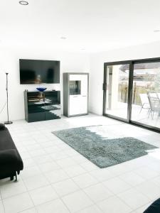 Kuchyň nebo kuchyňský kout v ubytování Ferienwohnung Balu