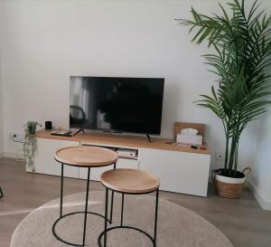 TV/trung tâm giải trí tại le Beau Rivage