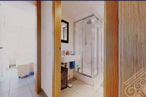Koupelna v ubytování Precioso apartamento en Macenas