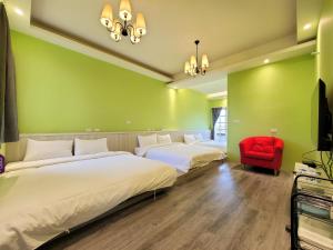 Letto o letti in una camera di 甜蜜的家包棟民宿