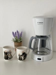 Coffee and tea making facilities at maren apartment