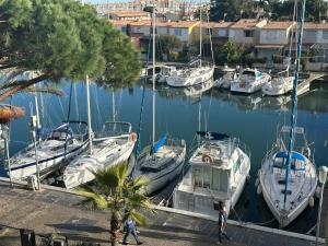 Fotografia z galérie ubytovania Duplex meublé avec terrasse dans résidence avec piscine v destinácii Cap d'Agde