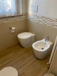 Koupelna v ubytování Casa Morea