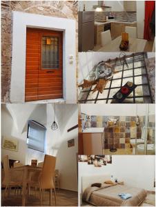 un collage de fotos de una cocina y una habitación en NarniAlloggi Casa Vacanze, en Narni