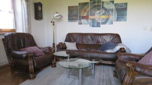Posezení v ubytování Ferienwohnung Fernblick Breitenberg