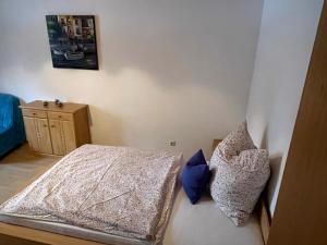 Postel nebo postele na pokoji v ubytování Ferienwohnung Fernblick Breitenberg