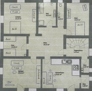 Půdorys ubytování Ferienwohnung Fernblick Breitenberg