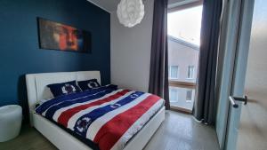 Postel nebo postele na pokoji v ubytování Kalamaja apartment - Kotzebue 33