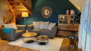 Posezení v ubytování Hotel Kiose - Ferienwohnungen