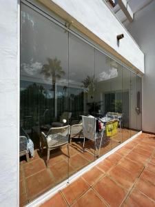 Balkon lub taras w obiekcie Alcazaba Blue Lagoon 3 bedroom, Ground floor Apartment