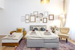 Ruang duduk di A Prague Apartments - Lesser Town