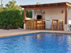 Bazén v ubytovaní Villa Finca Sol Javea alebo v jeho blízkosti