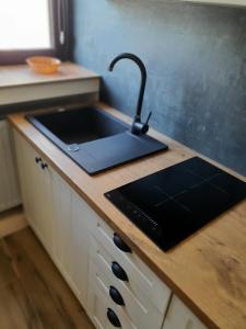 Kuchyňa alebo kuchynka v ubytovaní Apartament z jacuzzi Zakopane