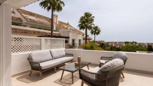 Balkón alebo terasa v ubytovaní Luxury apartment at Monte Paraiso