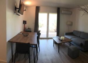 Posedenie v ubytovaní Résidence Fiori di Cala Rossa