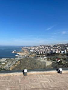 a view of a city from the top of a building at Luxury Triplex Villa in Trabzon