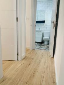 Ένα μπάνιο στο Apartamentos Carr