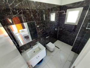 Koupelna v ubytování Hotel SEADEL