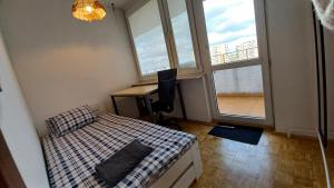 Postel nebo postele na pokoji v ubytování Ivory House (Marymont-Ruda)