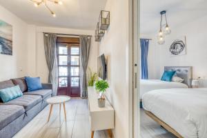 Posteľ alebo postele v izbe v ubytovaní Hanami Castillo