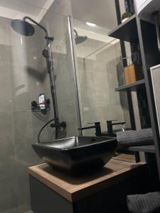 Koupelna v ubytování SpaNish apartman