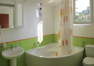 Ett badrum på Villa Rossa