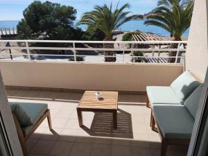 Balkón nebo terasa v ubytování Moraira Beach 1