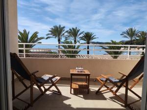 Balkón nebo terasa v ubytování Moraira Beach 1