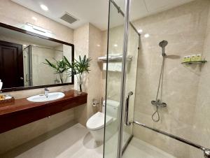 Koupelna v ubytování T78 Nha Trang Hotel