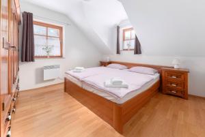 Voodi või voodid majutusasutuse Apartma Metka toas