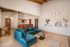 A seating area at Villa Cleronomia, private pool, seaview,