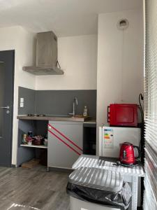 Kuchyňa alebo kuchynka v ubytovaní Logement type studio 1 piece proche zénith