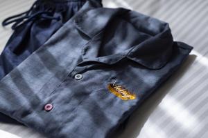 a black jacket with a banana peel on it at Hotel Wing International Premium Osaka-Shinsekai in Osaka