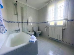 Kúpeľňa v ubytovaní O Rincón de Mercedes