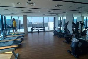 Fitness centrum a/nebo fitness zařízení v ubytování Beautifully Furnished One Bed in JVC, close by Five Hotel. Hosted by Desert City Stays