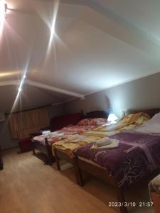 Postel nebo postele na pokoji v ubytování Kneževi konaci