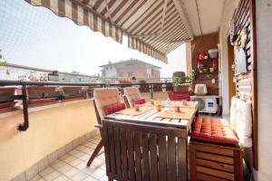 Balkón nebo terasa v ubytování CaseOspitali - Casa Di Bibi, colorato ed elegante bilocale vicino al Naviglio Martesana per 4